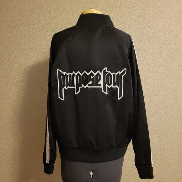 Justin Bieber Purpose Tour Button-Up Concert Jacket Size Medium - Picture 2 of 5